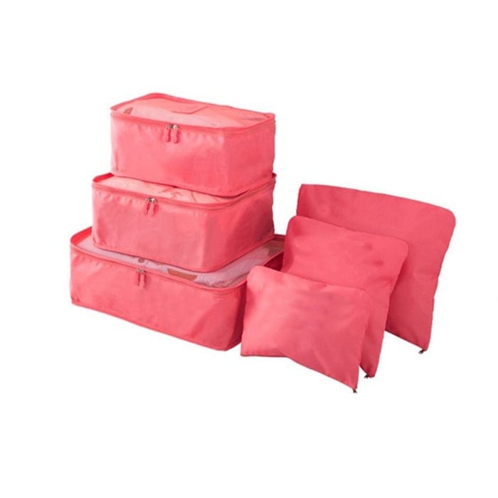 Suitcase Organizer Set with 6 Packing Pouches