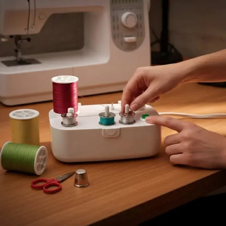 TurboSpin™ — Spool in a flash so your sewing flow never stops!