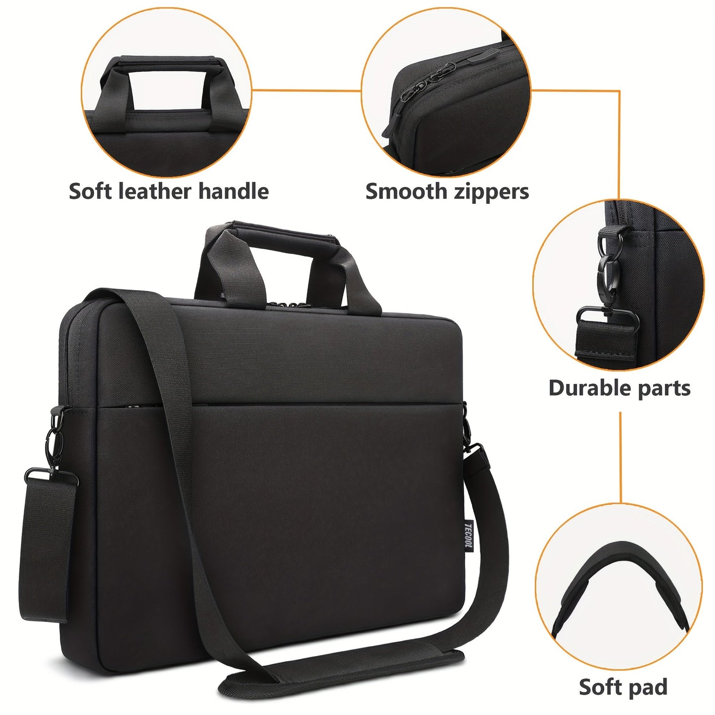 Laptop Shoulder Bag 14-17 Inch TSA Compliant