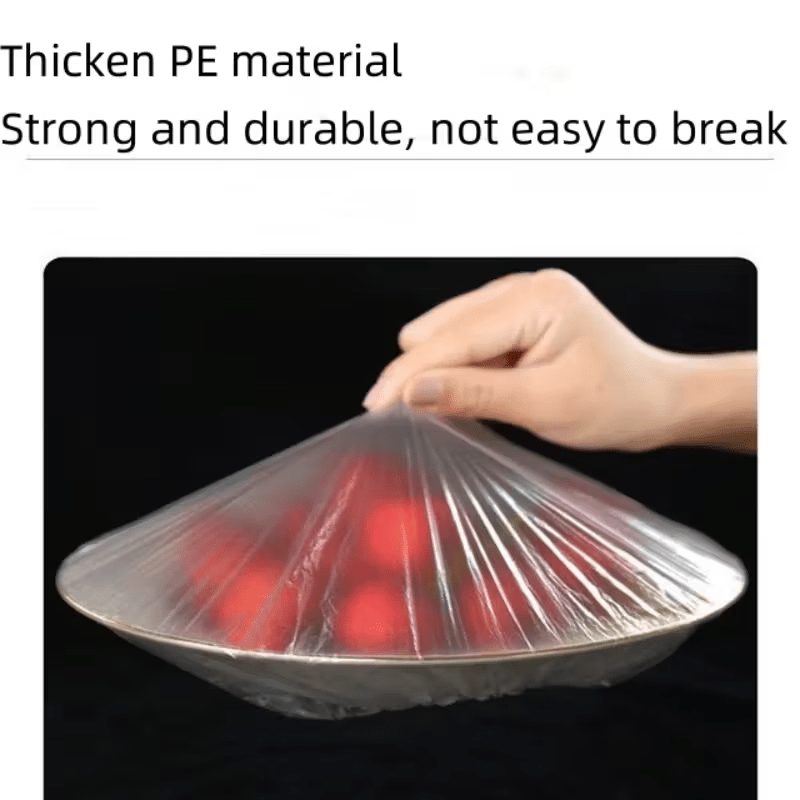 Elastic cling film covers 1000 pieces made of PE