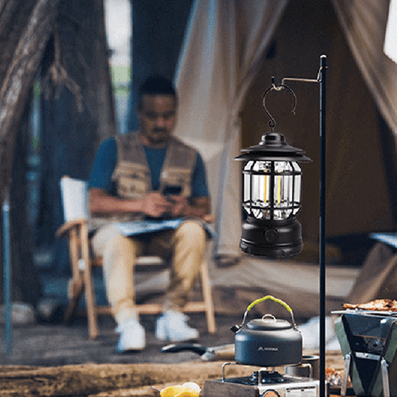 Retro LED Camping Lamp VintageGlow