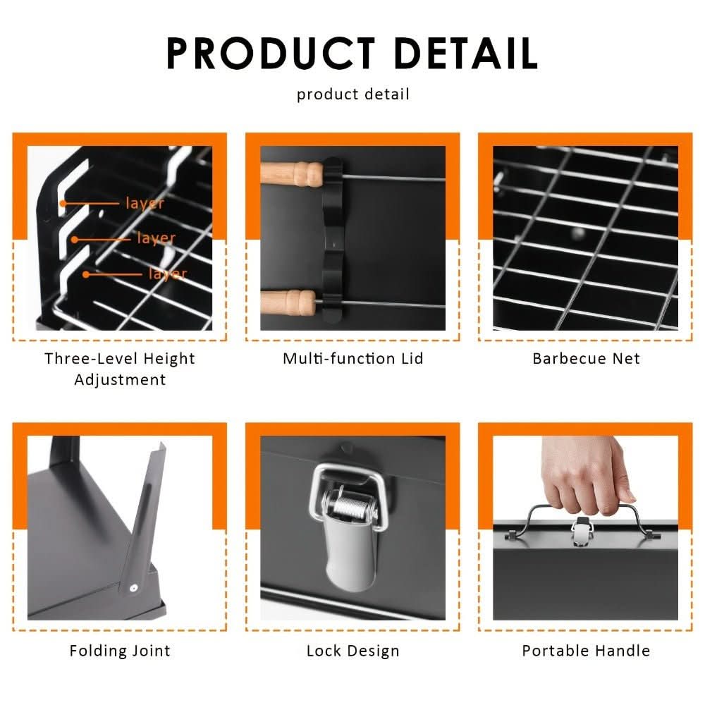 Foldfire Foldable Camping and Garden Grill