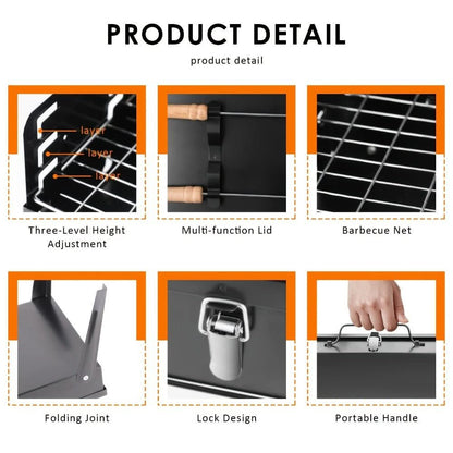 Foldfire Foldable Camping and Garden Grill