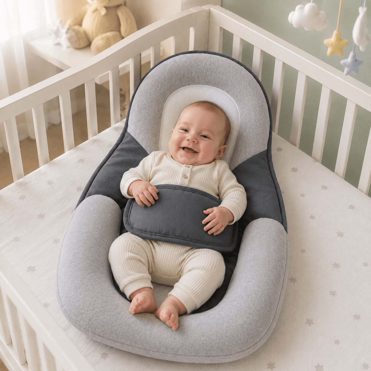 Ergonomic Baby Pillow with Gentle Incline
