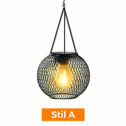 Retro Solar Light I Metal for the Garden