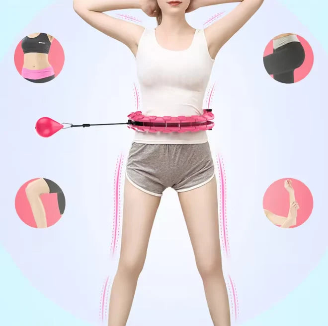 Hula Hoop for Adults – 2-in-1 Exercise Hoop