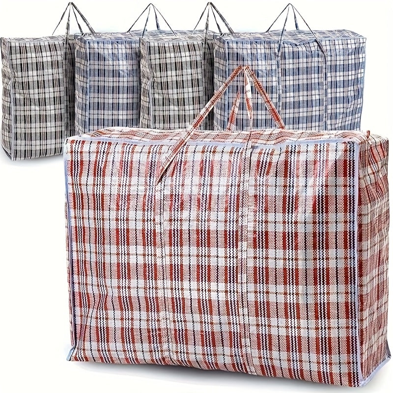 Large Storage Bags with Zipper 5-Piece Set