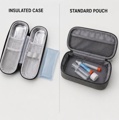 Insulin Cooler Bag Travel Cooler with Gel Pack