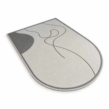 Crease-free, noise-reducing printed floor protection mat for office chairs