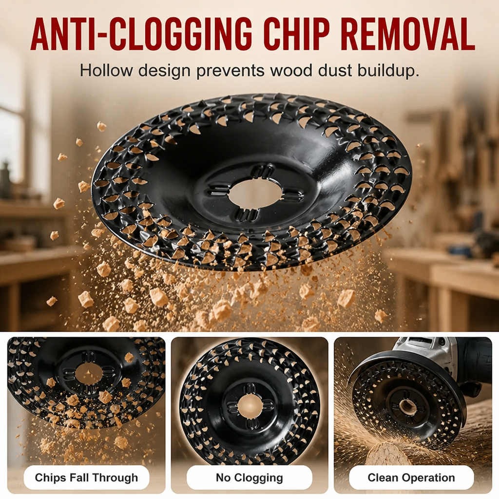 VeloCraft Wood Grinding Disc for Angle Grinder