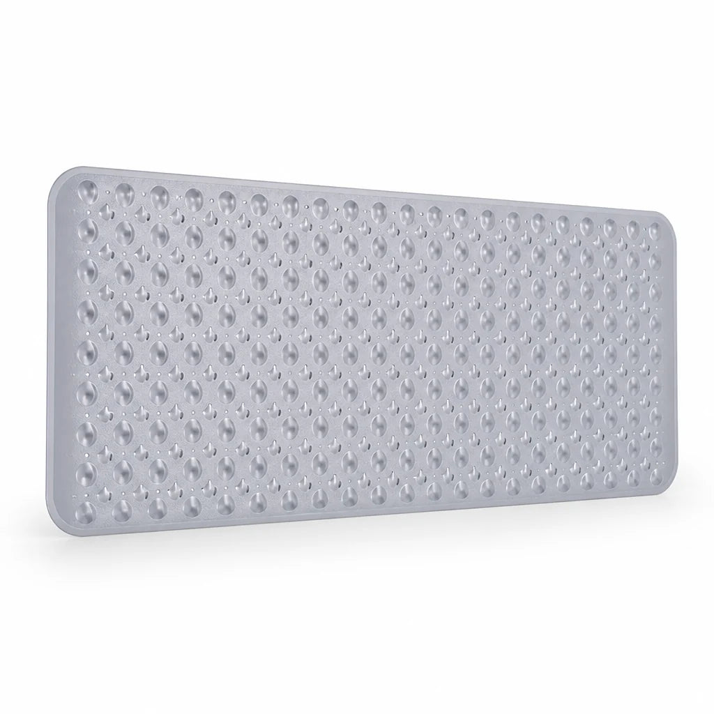 Extra Long Non-Slip Bath Mat (Suction Cups & Drain Holes)