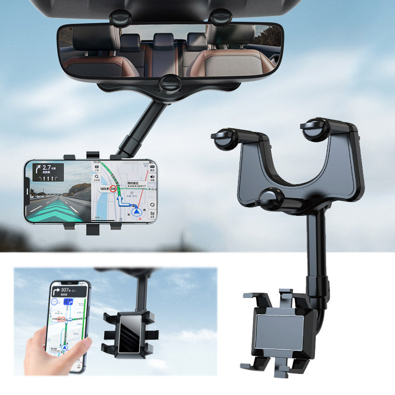 Car Phone Holder Rearview Mirror 360°