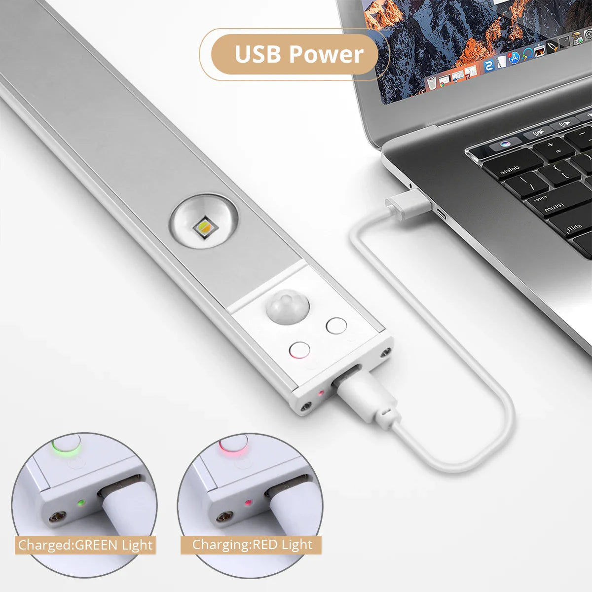 Rechargeable LED Under-Cabinet Spot with Magnets