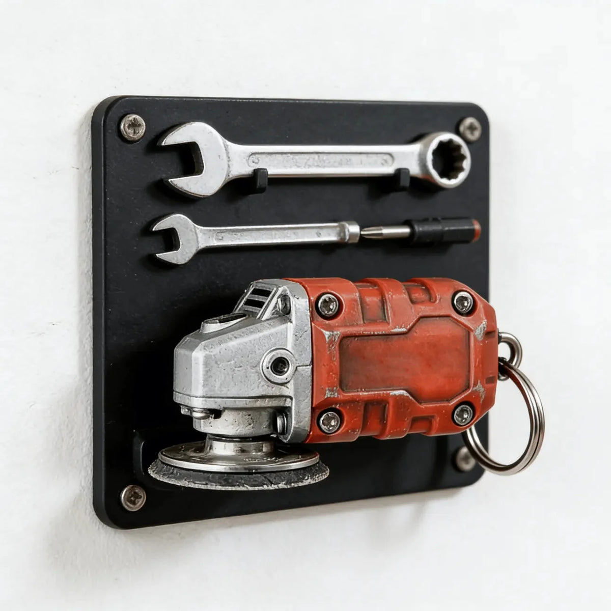 EdgeCraft™ Mini Grinder Keychain — compact, decorative, and always handy
