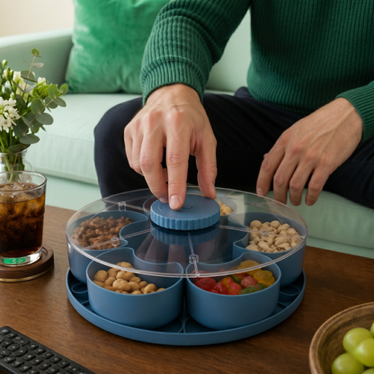 ServeSpin Turntable with Compartments
