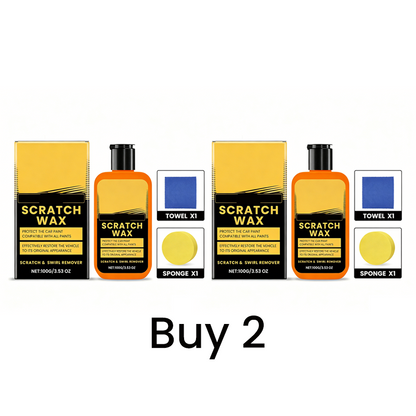 Car Scratch Care Paste Set with Sponge & Cloth