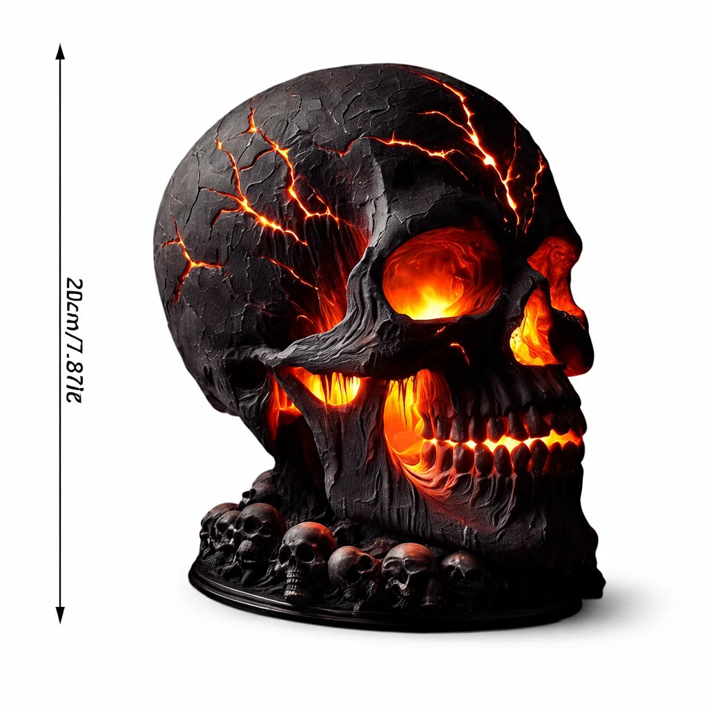 PyroSkull™ — Ignite a hypnotic flame display that immerses your rooms in magical power