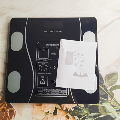 Body Fat Scale 26×26 cm with App