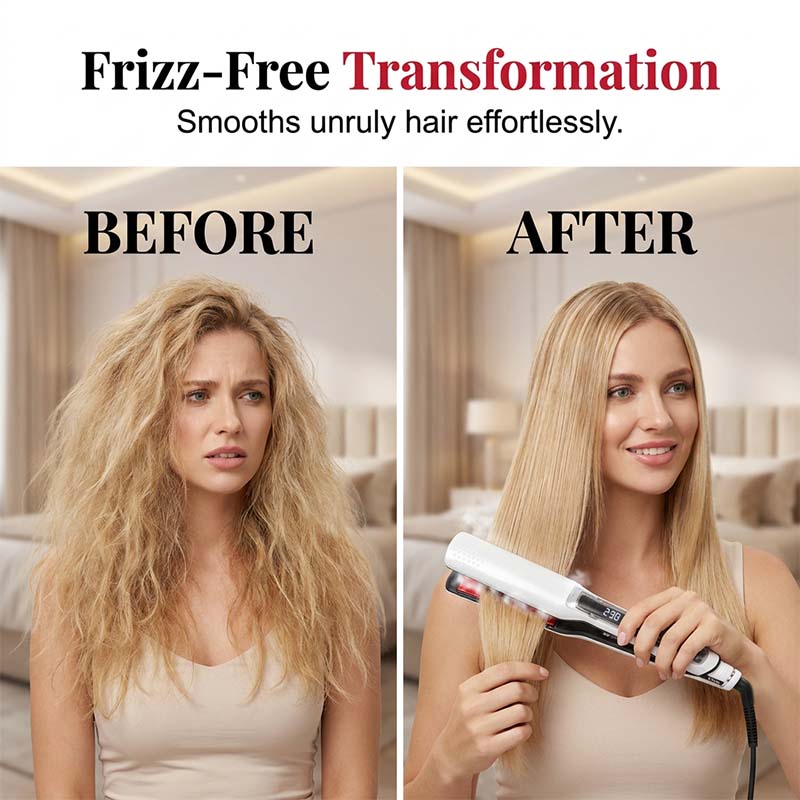 Styling Hair Straightener with Steam Function