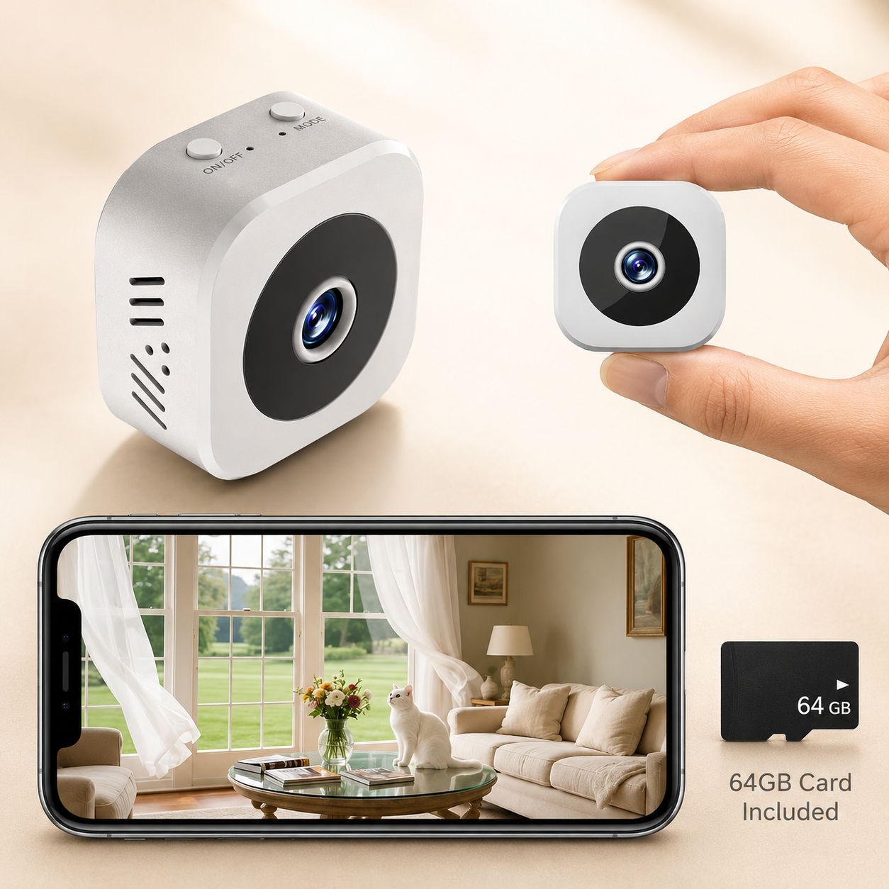 1080P Wi-Fi Surveillance Camera with Night Vision