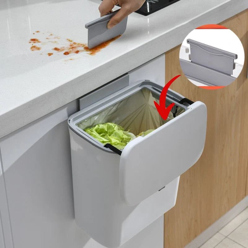 Trashi Smarter Trash Can with Wall Mount