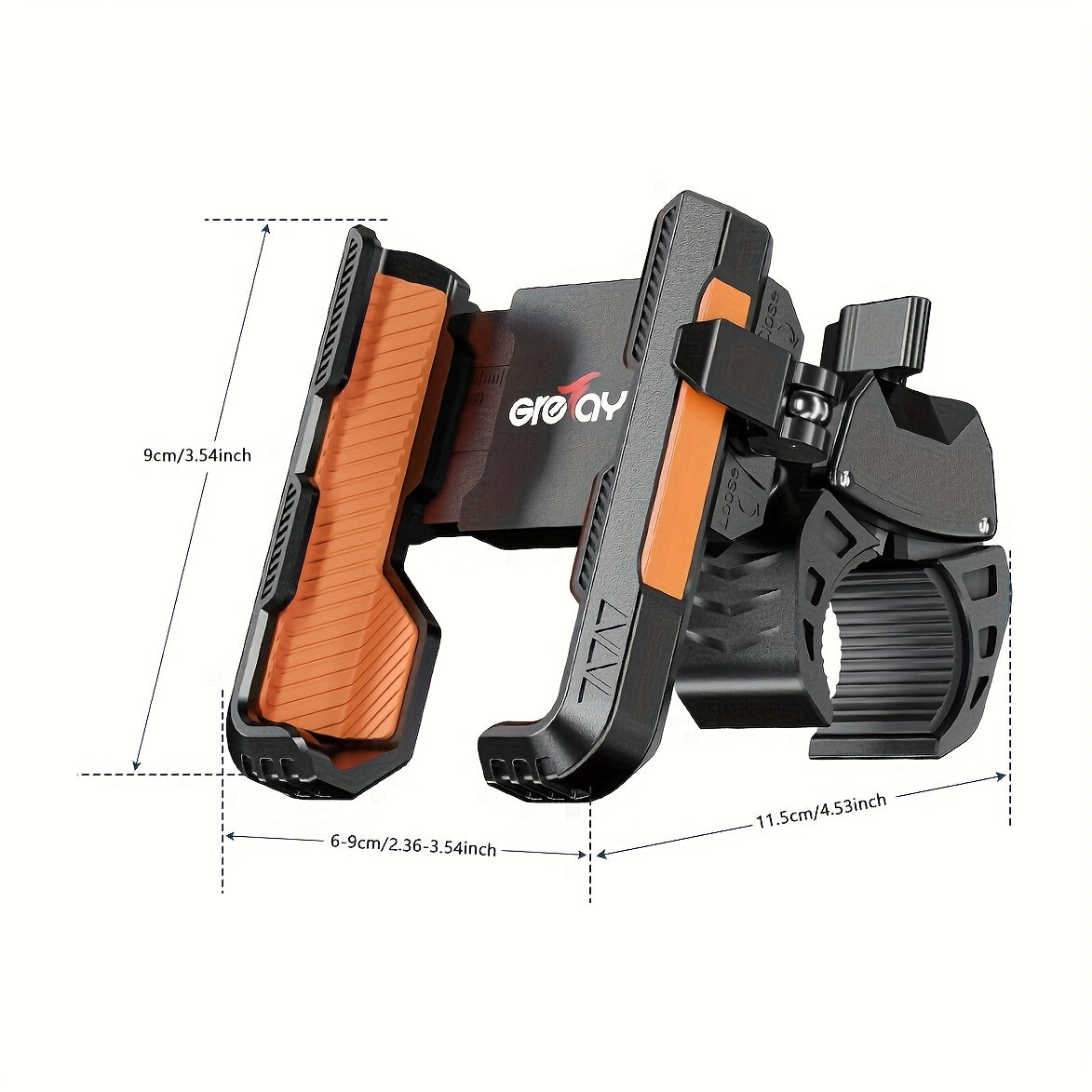 Bicycle Phone Holder with Quick Release & 360° Rotation