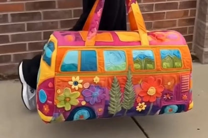 FloraVoyage Quilted Flower Travel Bag C3.2