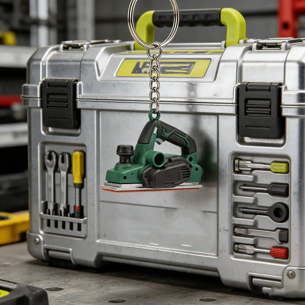EdgeCraft™ Mini Grinder Keychain — compact, decorative, and always handy