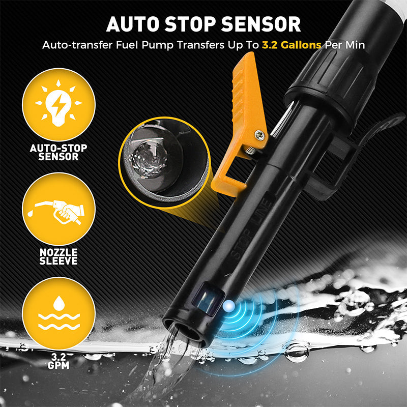 Auto-Stop Fuel Pump with Auto Stop