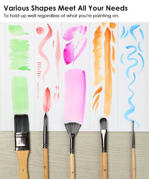 24-piece Brush Set with Roll Case and Palette Knife
