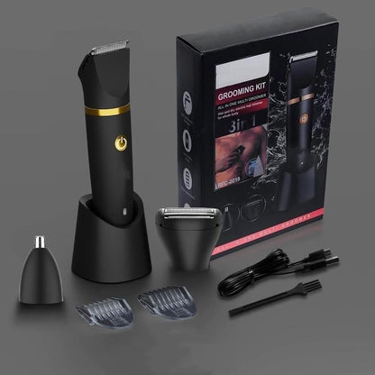 3-in-1 Body Groomer for Men – Electric Body Trimmer