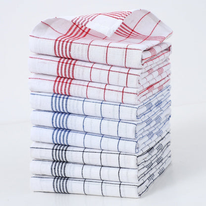 Dish Towel Set 12 Pieces Made of Cotton