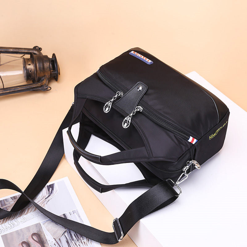 Nylon Crossbody Bag with Anti-Theft Protection