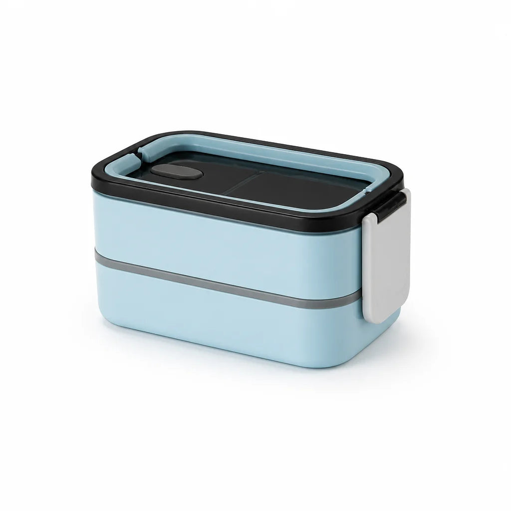 Stainless Steel Two-Layer Airtight Bento Lunch Box