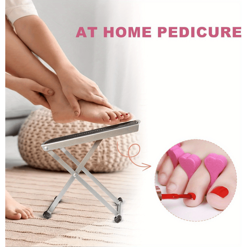 Adjustable Pedicure Footrest