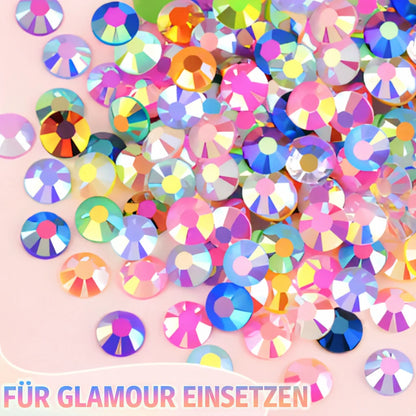 StarlitePop™ Flat Rhinestones — Add Magical Sparkle to Your DIY Projects That Captivates Every Eye!