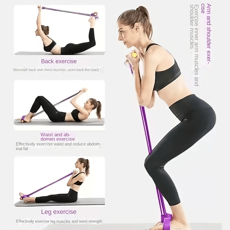 Resistance Band Set with Foot Straps