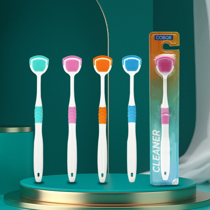 Tongue Cleaner with Silicone Head