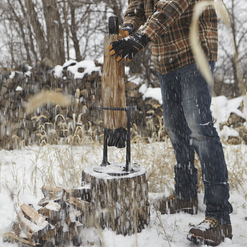 Cast Iron Wood Splitter – Safely Split Firewood