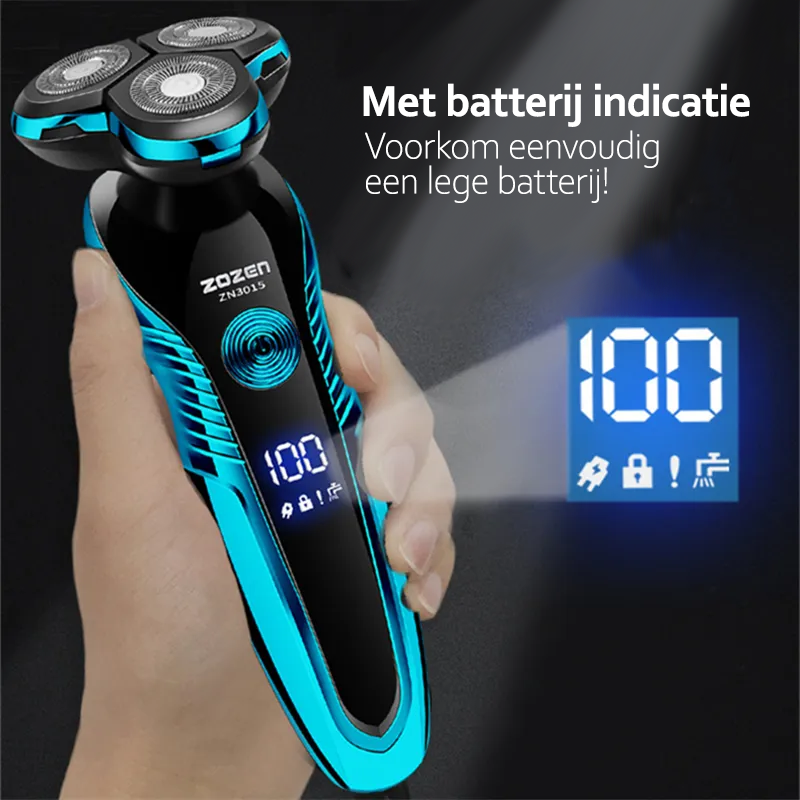 Electric 3-Head Rotary Shaver USB