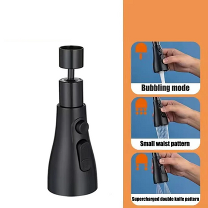 HydroFlex360 Kitchen Faucet Attachment with 360° Rotation
