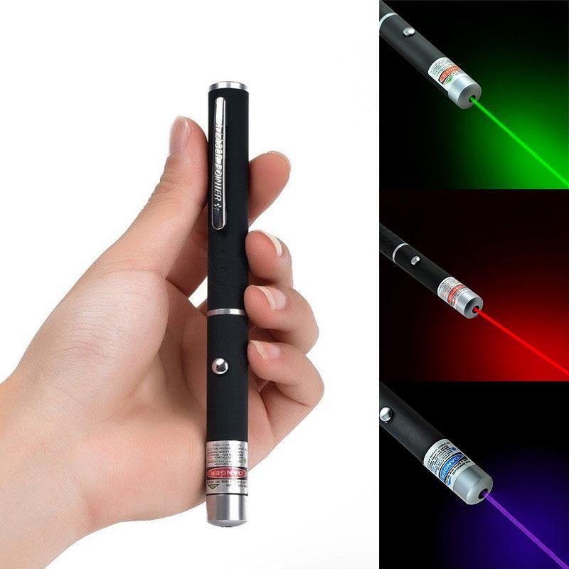 High-Power Laser Pointer Red Green Blue-Violet