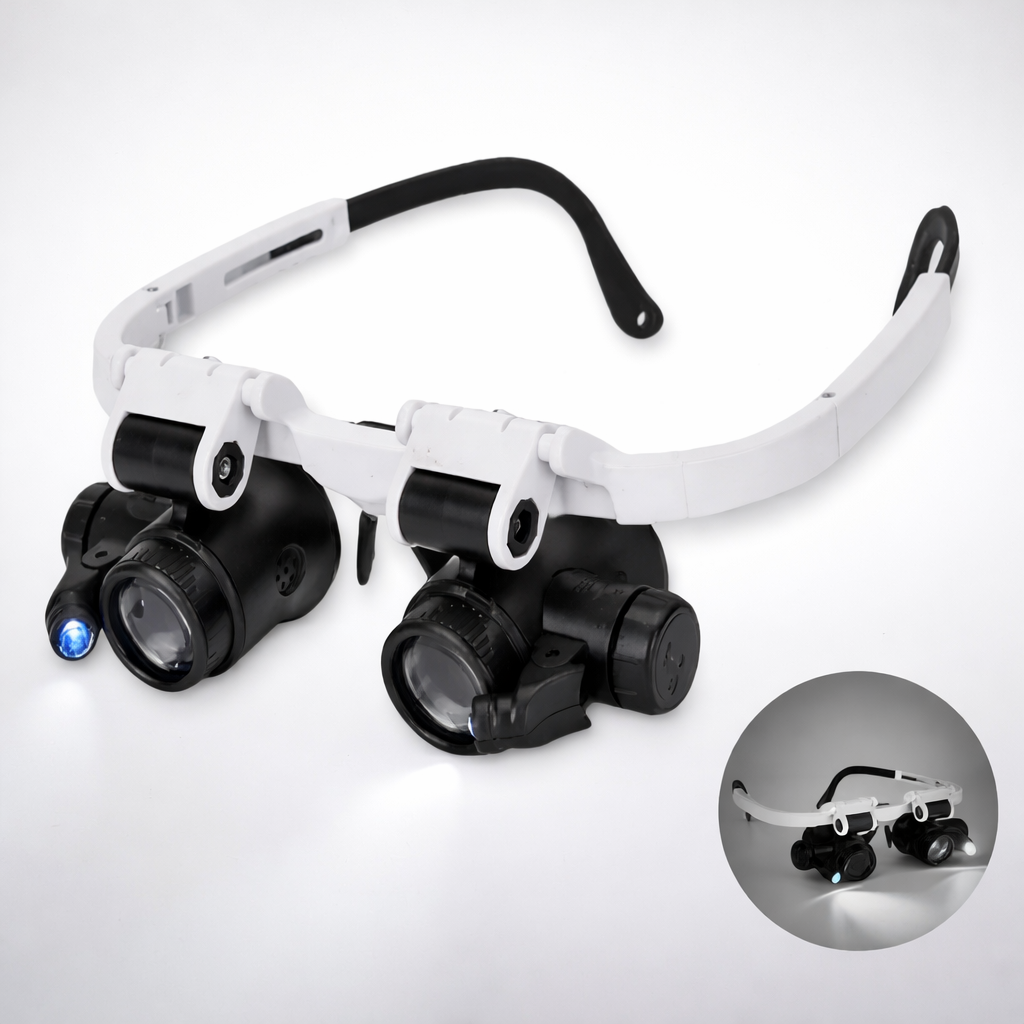 Headband Magnifier with LED