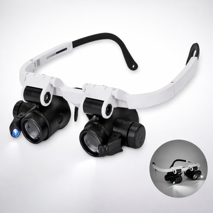Headband Magnifier with LED