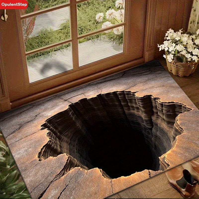 3D Optical Illusion Door Mat – Anti-Slip