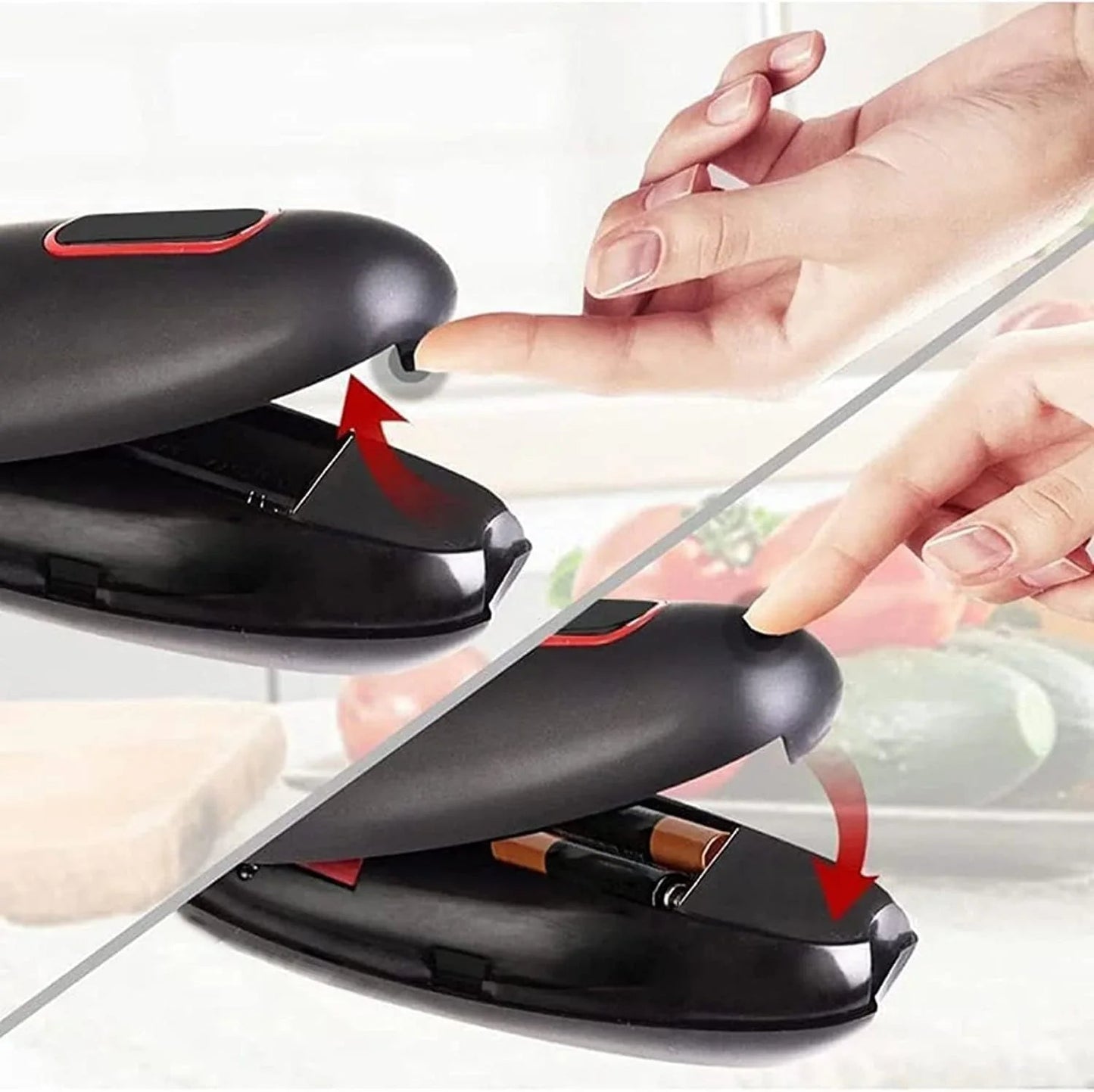 Electric Can Opener with One-Touch Operation