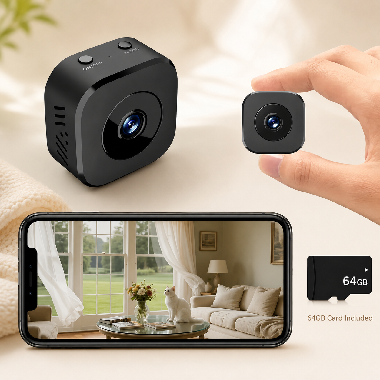 1080P Wi-Fi Surveillance Camera with Night Vision