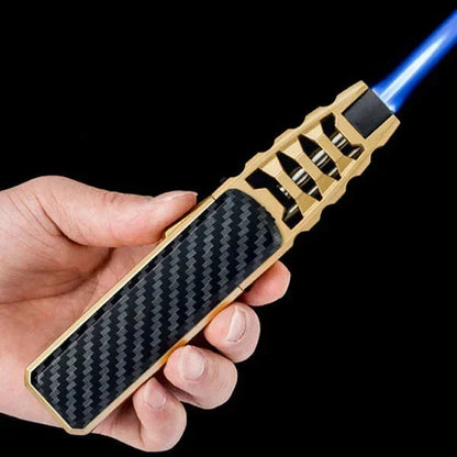 Windproof kitchen torch with gas burner