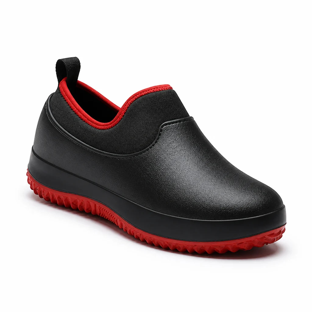 Slip-On Work Shoes | Waterproof Upper | Deep-Tread Rubber Outsole ...