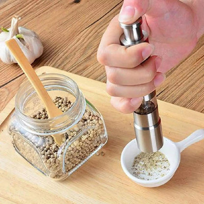 GrindMaster Stainless Steel Salt and Pepper Mill